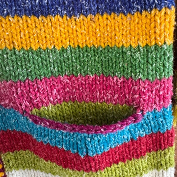 Native Multicolor Wool Cotton Blend Sweater - Picture 3 of 7
